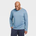 Men's Long Sleeve Performance T-shirt - All In Motion Blue Gray