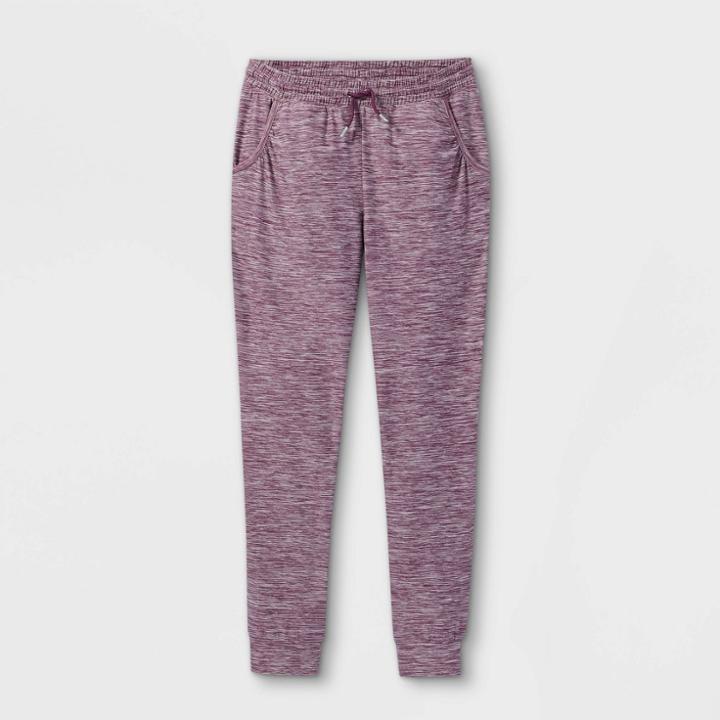 Girls' Soft Gym Performance Jogger Pants - All In Motion Plum
