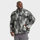 Men's Big & Tall Camo Print Packable Jacket - All In Motion Gray