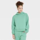 Women's Hooded Sweatshirt - A New Day Light Green