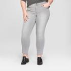 Women's Plus Size Skinny Jeans - Universal Thread Gray Wash