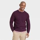 Men's Crew Neck Pullover - Goodfellow & Co Burgundy