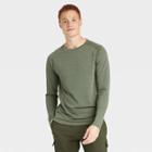 Men's Merino Wool Long Sleeve T-shirt - All In Motion Olive