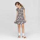 Girls' Short Sleeve Knit Dress - Art Class Black