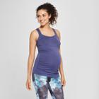 Maternity Active Tank - Isabel Maternity By Ingrid & Isabel Dark Purple - S, Women's,