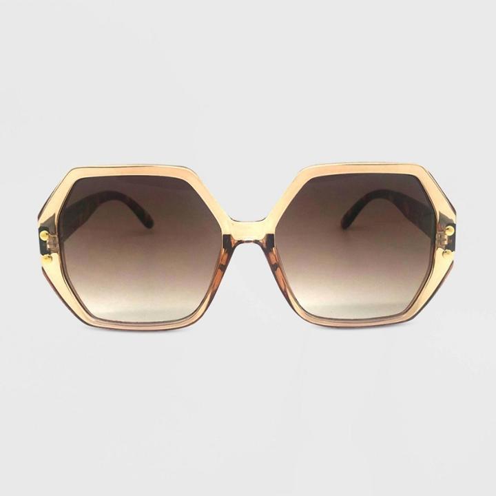 Women's Square Sunglasses - Wild Fable Brown,