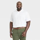 Men's Big & Tall Loring Polo Shirt - Goodfellow & Co White