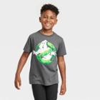 Boys' Ghostbusters Glow In The Dark Short Sleeve Graphic T-shirt - Heather Gray
