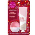 Eos Holiday Hand Cream & Lip Balm Gift Set - Coconut And Pink Champagne