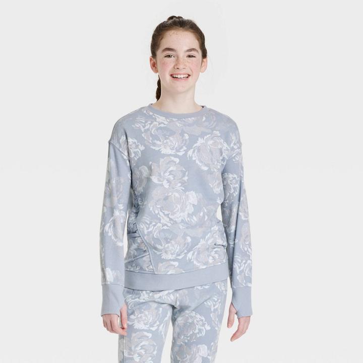 Girls' Fleece Pullover Sweatshirt - All In Motion