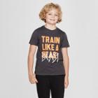 Boys' Short Sleeve Train Like A Beast Graphic T-shirt - Cat & Jack Black
