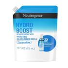 Neutrogena Hydro Boost Hydrating Cleansing Gel Fragrance Free Refill Pouch