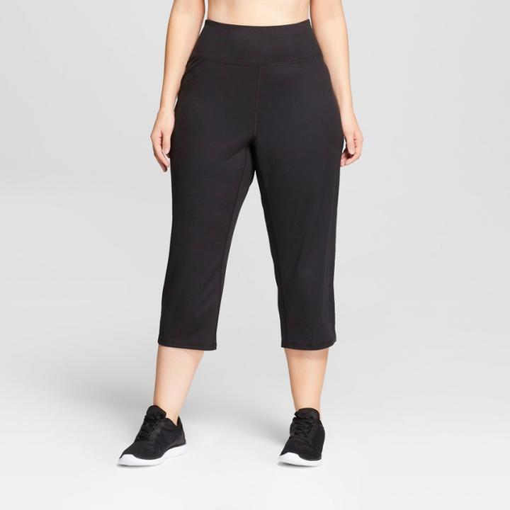 Women's Plus Size Freedom Relaxed Capri Leggings - C9 Champion Black