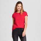 Women's Meriwether Crew Neck Short Sleeve T-shirt - Universal Thread Red