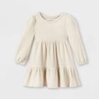 Toddler Girls' Tiered Cozy Long Sleeve Dress - Cat & Jack Oatmeal Heather