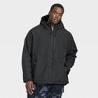 Men's Big Softshell Sherpa Jacket - All In Motion Black