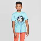 Boys' Short Sleeve Flip Sequin T-shirt - Cat & Jack Turquoise