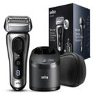 Braun Series 8-8457cc Electric Foil Shaver With Precision Beard Trimmer + Clean & Charge Smartcare Center