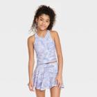 Girls' Printed Cropped Tank Top - All In Motion