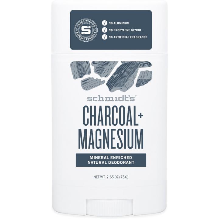 Schmidt's Charcoal + Magnesium Natural Deodorant - 2.65oz,