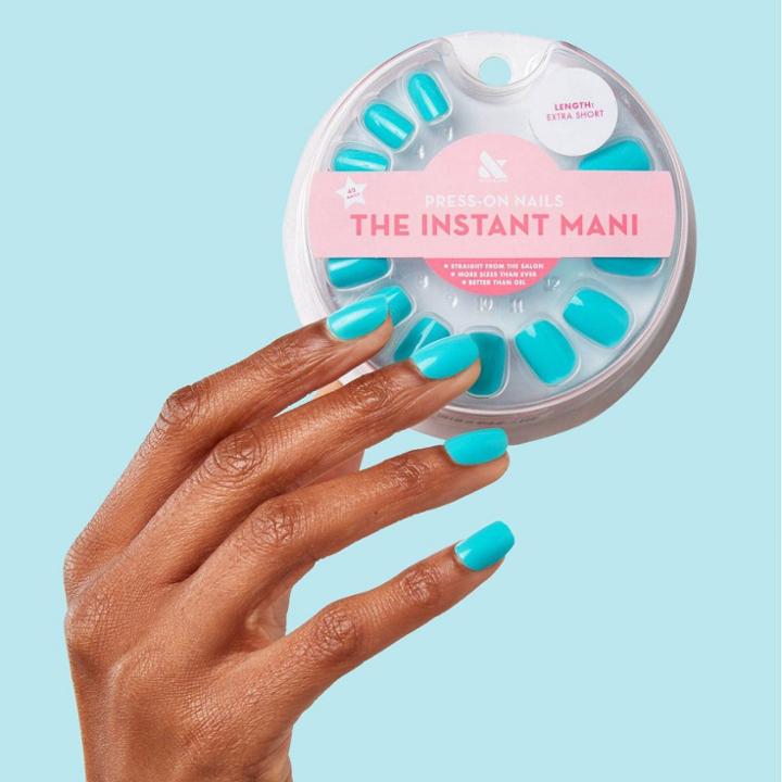 Olive & June Press-on Fake Nail - Squoval - Jewel Pop -