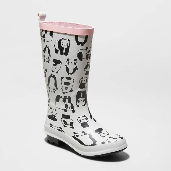 Girls' Lulani Rain Boots - Cat & Jack Gray