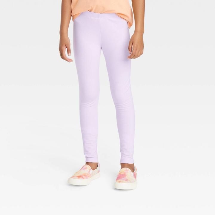 Girls' Leggings - Cat & Jack Light Violet Xs,