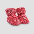 Baby Cable Knit Slippers - Just One You Made By Carter's Red