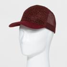 Men's Brick House Straw Twill Mesh Baseball Hat - Goodfellow & Co Red