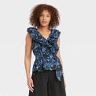 Women's Tank Top - Who What Wear Black Printed
