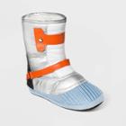 Boys' Nasa Moon Boot Slippers - Gray
