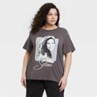 Women's Plus Size Anything For Selenas Short Sleeve Graphic T-shirt - Charcoal Gray