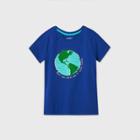 Girls' Short Sleeve Flip Sequin Planet T-shirt - Cat & Jack Blue