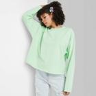 Women's French Terry Sweatshirt - Wild Fable Green