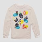 Fifth Sun Kids' Inventors Long Sleeve T-shirt - Cream S, Boy's, Size: