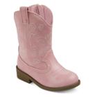 Toddler Girls' Chloe Classic Cowboy Western Boots Cat & Jack - Pink