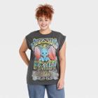 Women's Disney's Plus Size Dumbo Poster Graphic Tank Top - Charcoal Gray