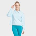 Women's French Terry Polo Sweatshirt - All In Motion Blue