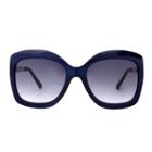 Women's Smoke Sunglasses - A New Day Navy (blue)