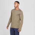 Men's Soft Touch Long Sleeve T-shirt - C9 Champion Dark Moss Green Heather