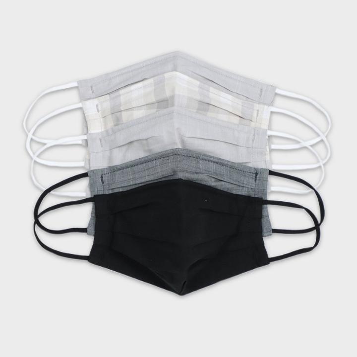 Women's 5pk Face Mask - Universal Thread S/m, Black/gray/white