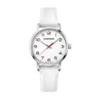 Women's Wenger Avenue - Swiss Made - White Dial Silicone Strap Watch - White