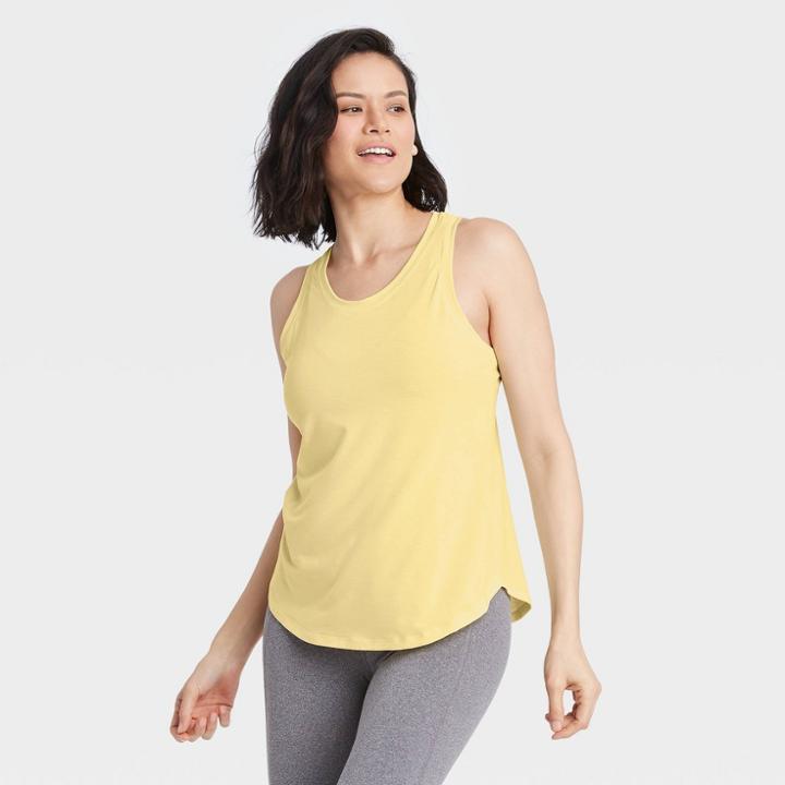 Women's Active Tank Top - All In Motion Yellow Heather