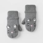 Toddler Boys' Cat Mittens - Cat & Jack Gray