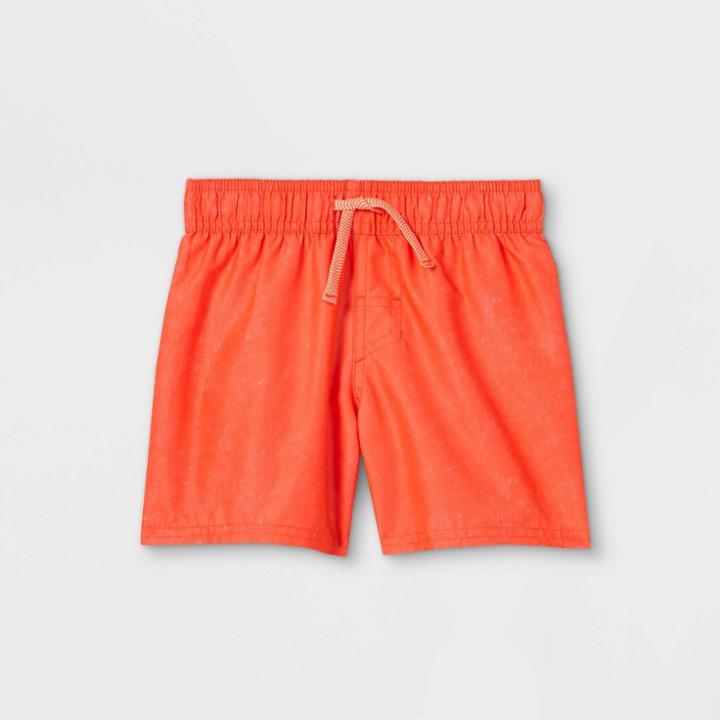 Toddler Boys' Swim Shorts - Cat & Jack Orange