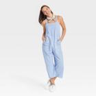 Women's Utility Cropped Jumpsuit - Universal Thread Blue