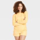 Women's Summer Lounge Sweatshirt - Stars Above Yellow