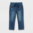 Toddler Boys' Skinny Fit Jeans - Cat & Jack Medium Wash Blue