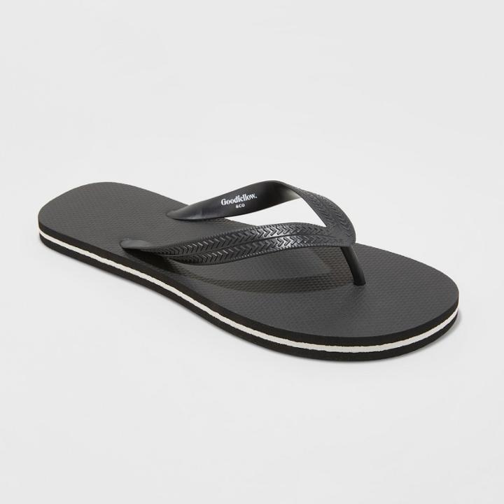 Men's Richmond Flip Flop Sandals - Goodfellow & Co Black