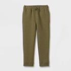 Toddler Adaptive Fleece Jogger Pants - Cat & Jack Olive Green